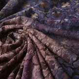 Tricot Viscose Tie Dye Oriental Cirkel Paars