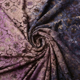 Viscose Jersey Tie Dye Orientalischer Kreis Lila