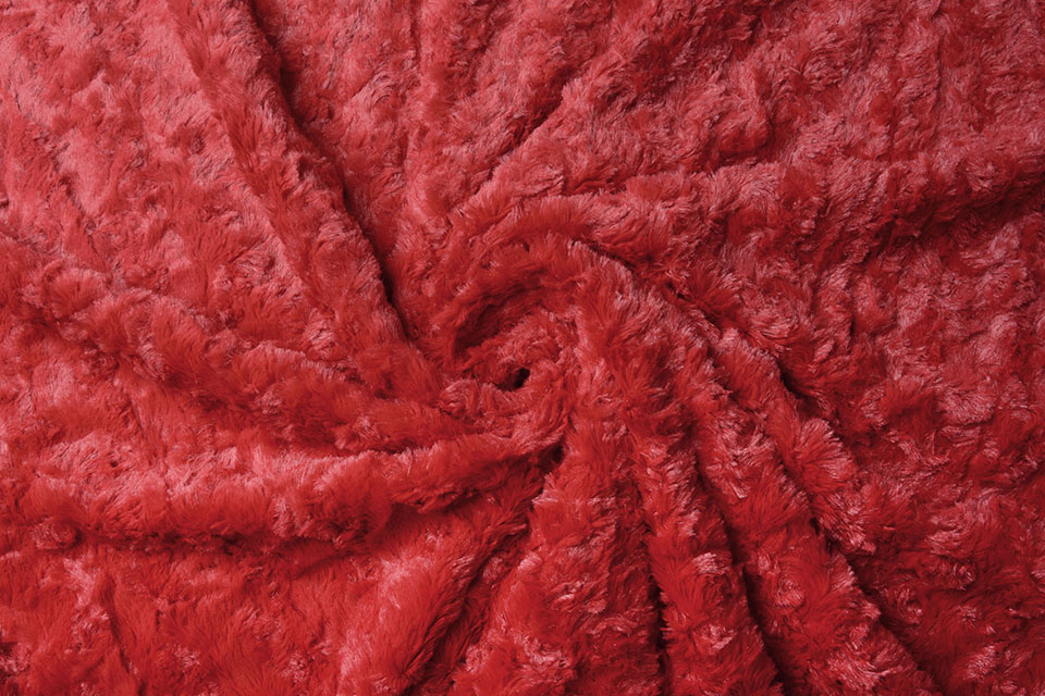 Hairy Fur Astranimo Red - YES Fabrics