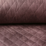 Quilted Alcantara Suede Old Pink