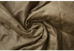 Gesteppter Alcantara Suedine Sand