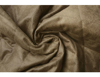 Quilted Alcantara Suede Sand