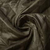 Gewatteerde Alcantara Suede Army Groen