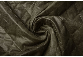 Gewatteerde Alcantara Suede Army Groen