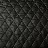 Gewatteerde Alcantara Suede Zwart