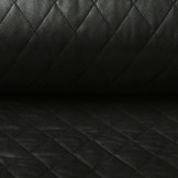 Quilted Alcantara Suede Black