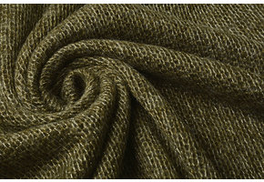 Gebreide Wollen Lurex Army Groen