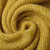 Knitted Wool Lurex  Ocher Yellow