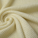 Gebreide Wollen Lurex Creme