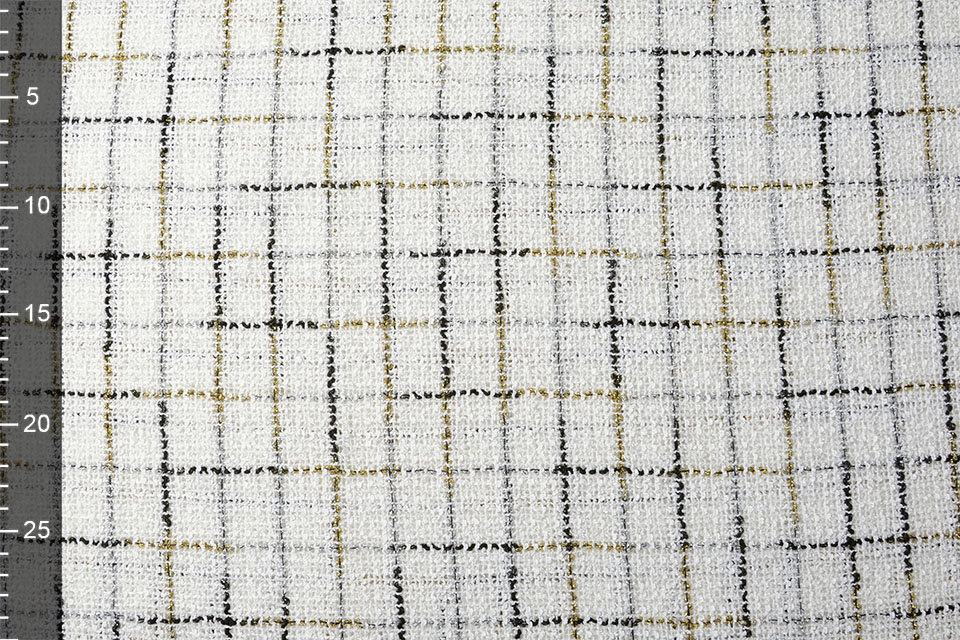 Bouclé Sjanelli Checkered Creme