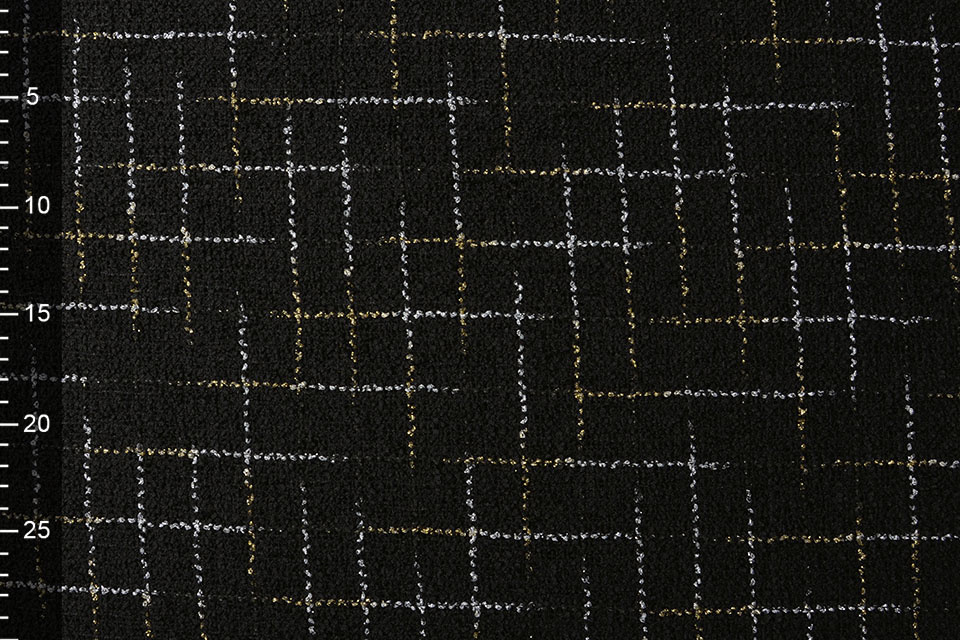Bouclé Sjanelli Checkered Black
