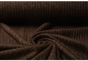 Gestrickter Stoff Luciano Aubergine