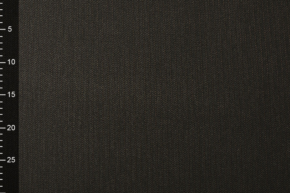 Stretch Gabardine Strepen Bruin