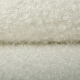 Wavy Curly Teddy Stof Creme