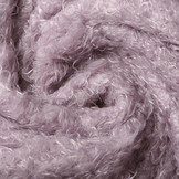 Wavy Curly Teddy Stof Oud Lila
