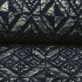 Gebreide Stof Calypso Marine Blauw