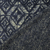 Knitted Fabric Calypso Navy Blue