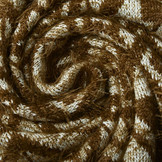 Knitted Fabric Calypso Dark Brown