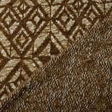 Gestrickter Stoff Calypso Dunkelbraun