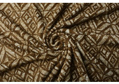 Knitted Fabric Calypso Dark Brown