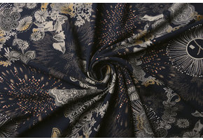 100% Viskose Flores Unicas Taupe