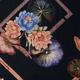 100% Viscose Waterlelie Roze