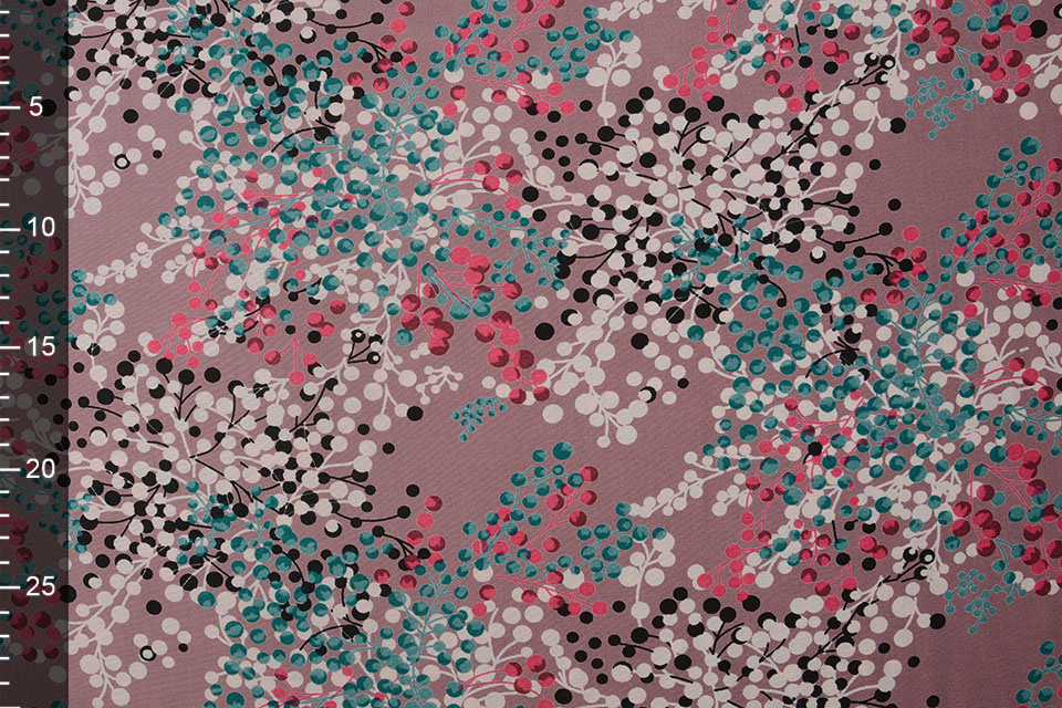 100% Viscose Elderberry Old Pink