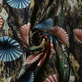 100% Viscose Parasol Rood Blauw