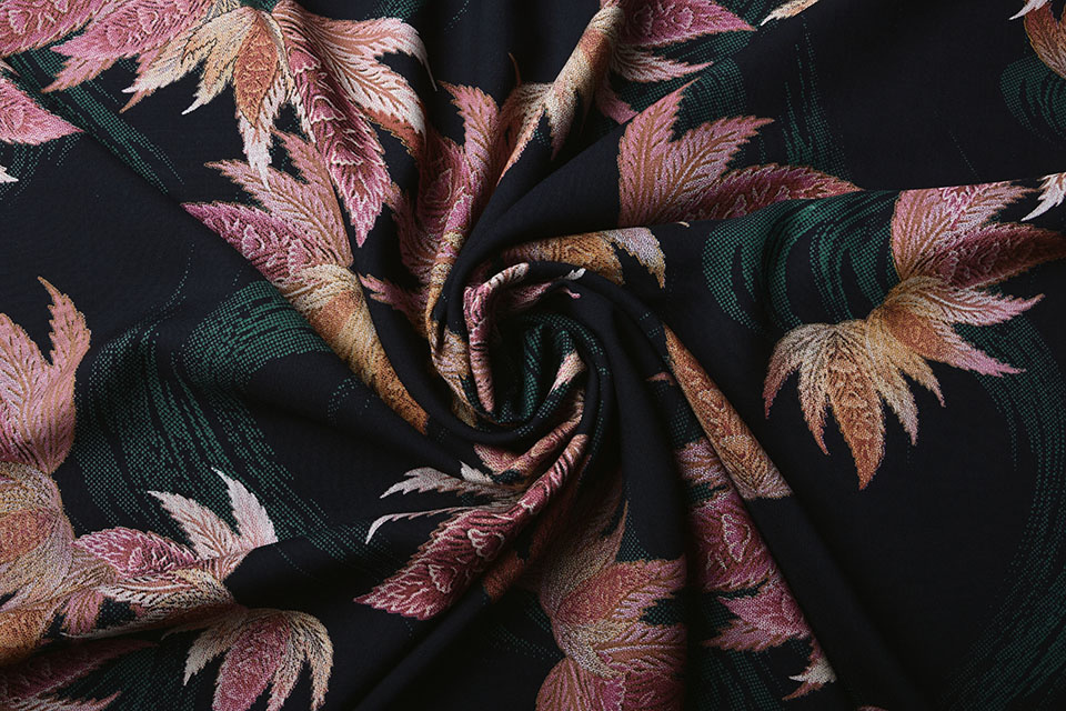 100% Viscose Japanse Maple Pink