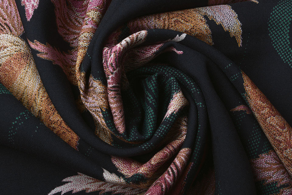 100% Viscose Japanse Maple Pink