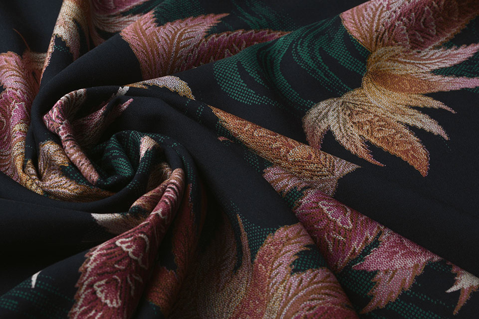 100% Viscose Japanse Maple Pink
