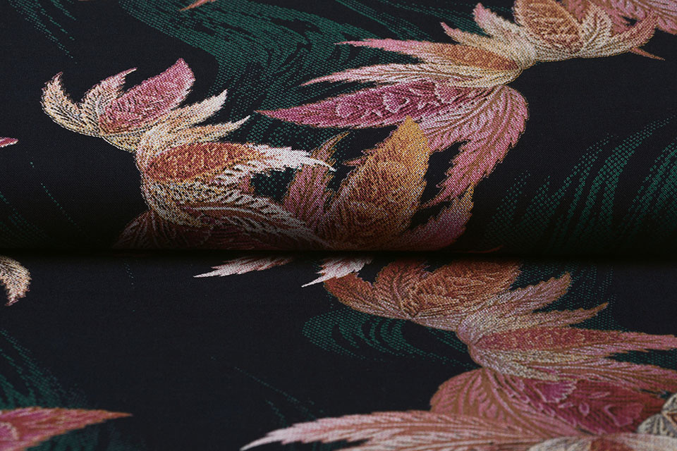 100% Viscose Japanse Maple Pink