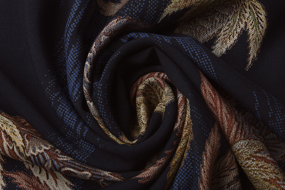 100% Viscose Japanse Maple Multi