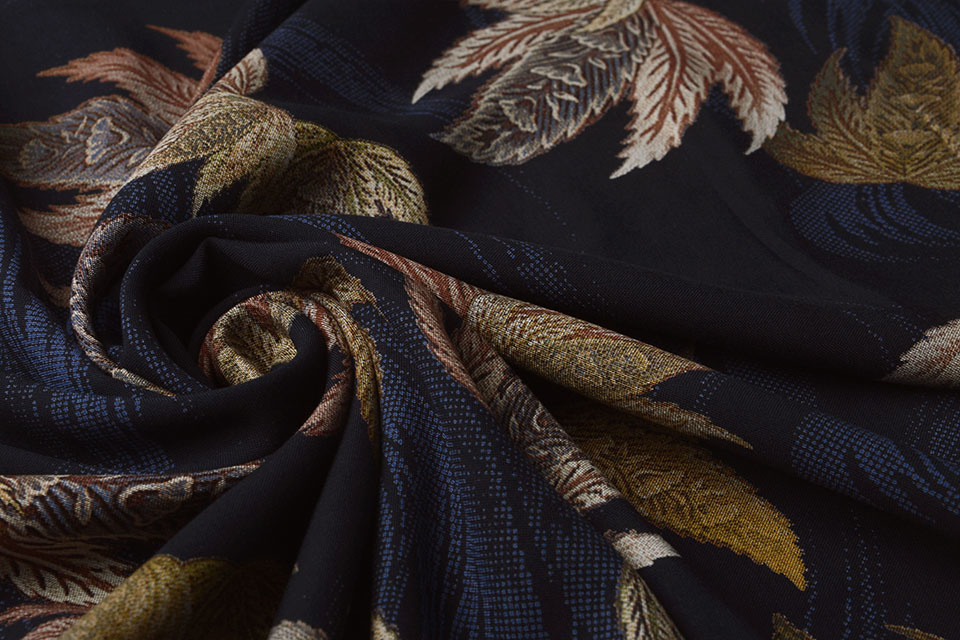 100% Viscose Japanse Maple Multi