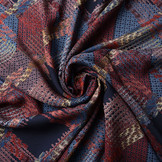 100% Viscose Baldosas Red