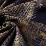 100% Viscose Baldosas Bruin