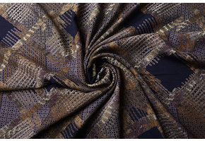 100% Viscose Baldosas Brown