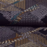 100% Viscose Baldosas Lila