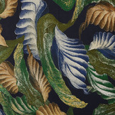 100% Viscose Bustani Leaves Multi 1