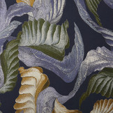 100% Viscose Bustani Leaves Multi 3