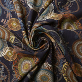 100% Viskose Círculos Multi 3