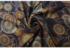 100% Viskose Círculos Multi 3