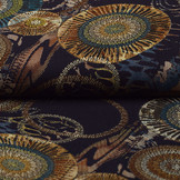 100% Viscose Círculos Multi 3