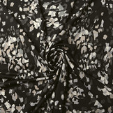 Jersey Crepe Tarnmotiv Multi Schwarz