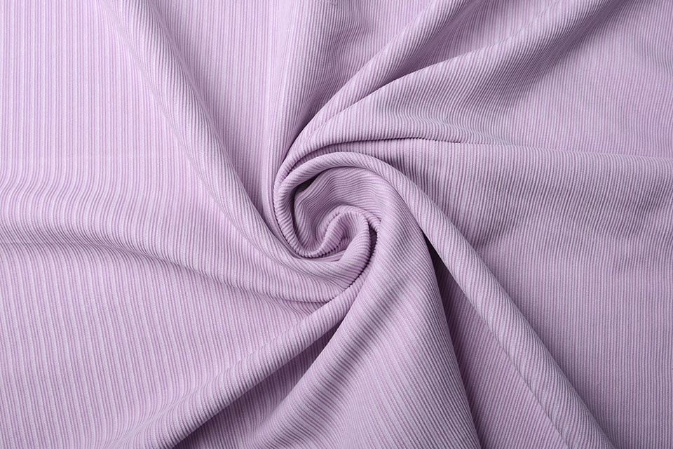 Fancy Corduroy Rib Stof Lila