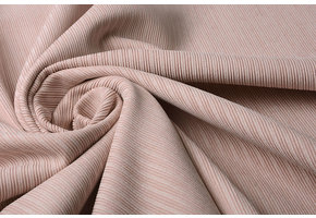 Fancy Corduroy Rib Stof Poeder Roze