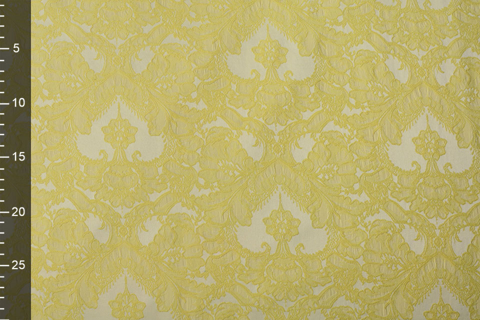 Geweven Jacquard Delilah Geel