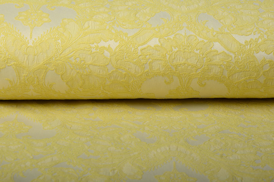 Geweven Jacquard Delilah Geel