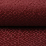 Jacquard Woven Fabric Dylana Wine Red