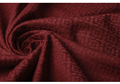 Jacquard Woven Fabric Dylana Wine Red